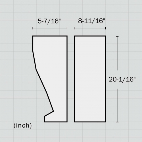 Antique corbel fireplace surround for sale