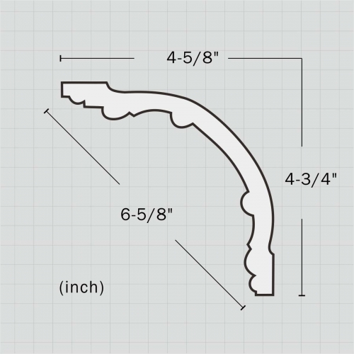 Buy Bathroom Plain crown moulding online