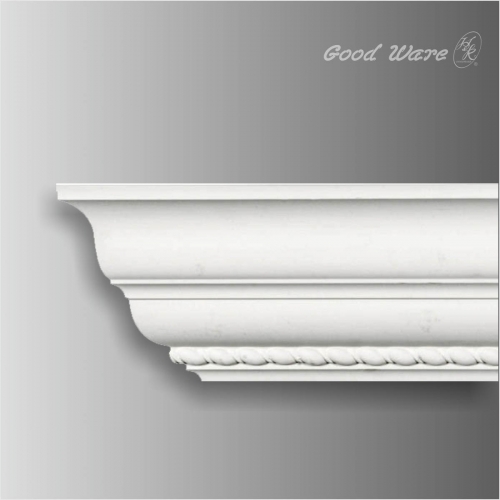 Classic crown molding with rope design