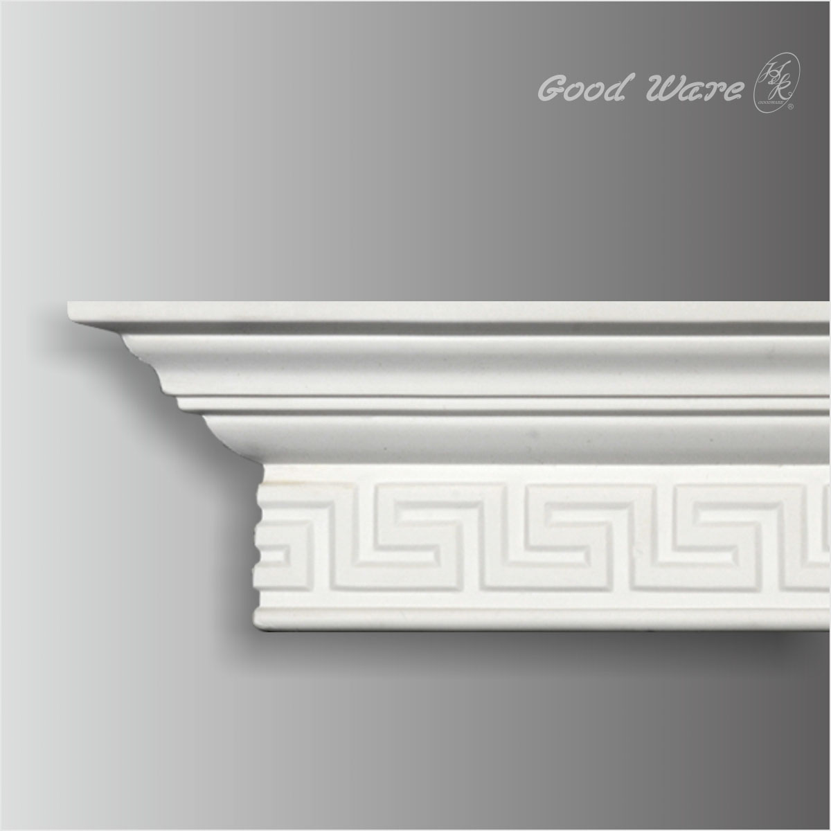 Polyurethane greek key crown molding supplier