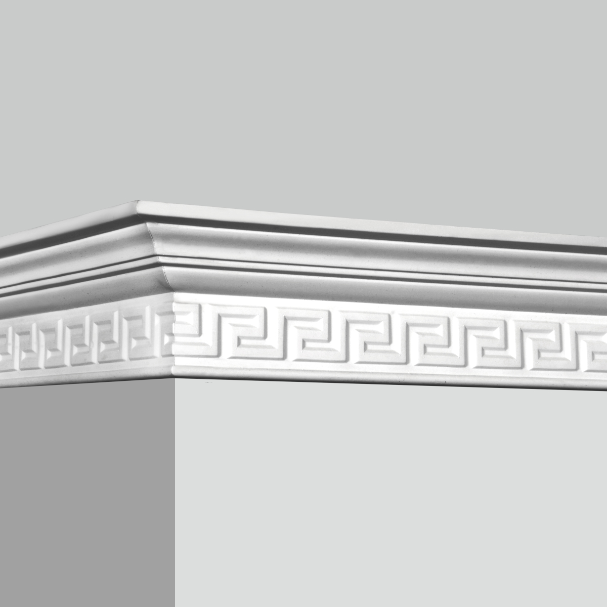 Polyurethane greek key crown molding supplier