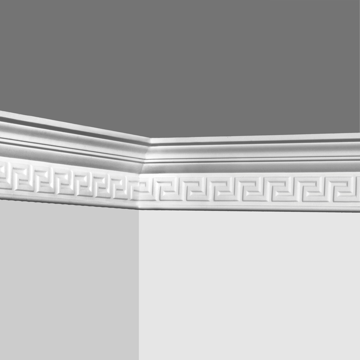 Polyurethane greek key crown molding supplier