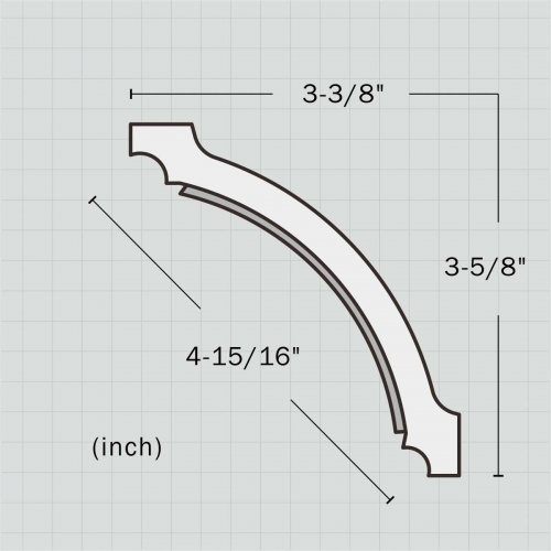 PU decorative coved ceiling moulding supplier