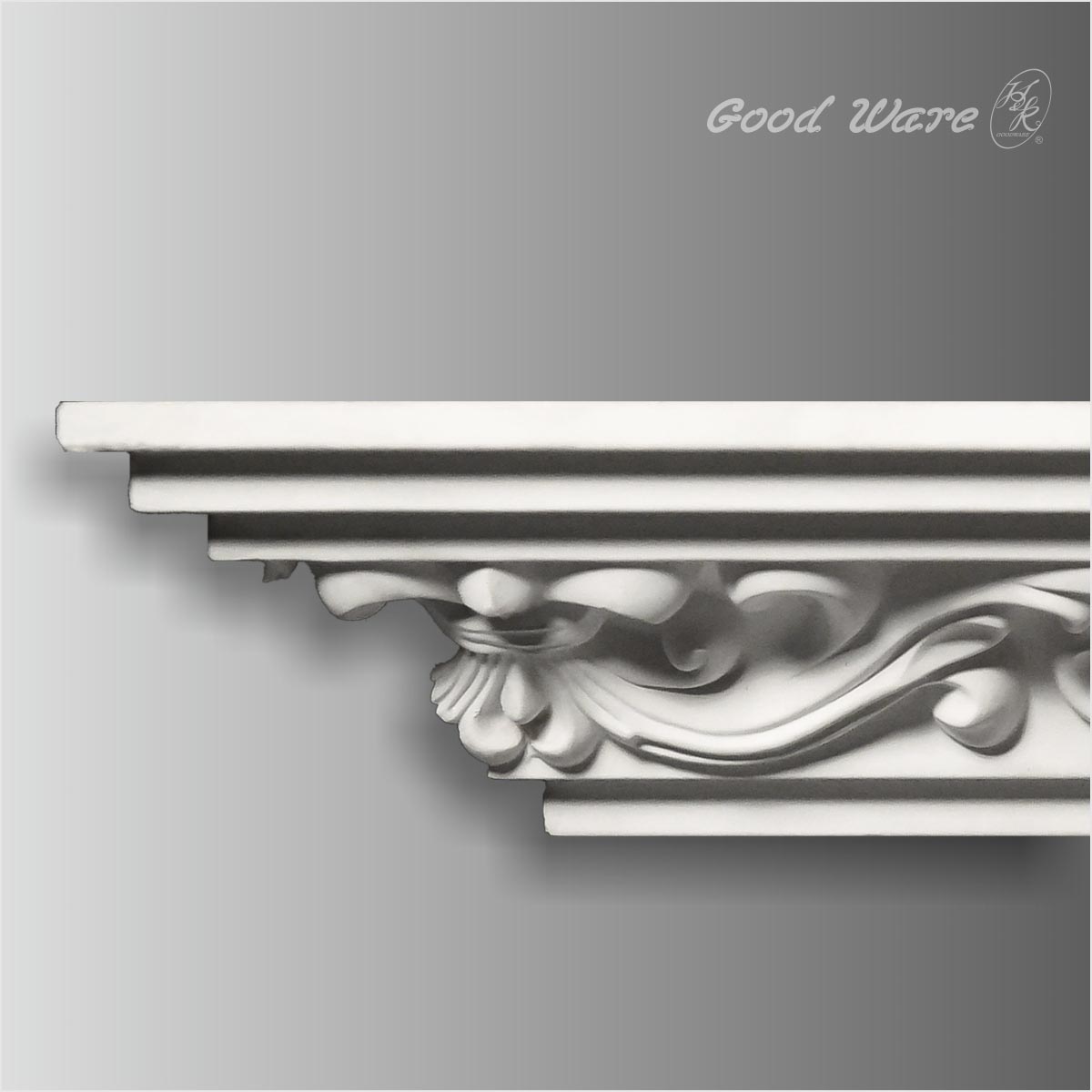 Polyurethane carved ceiling crown molding