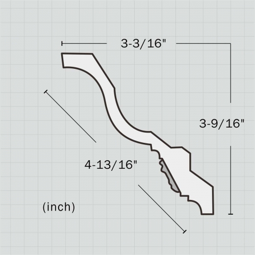 polyurethane victorian cornice moulding