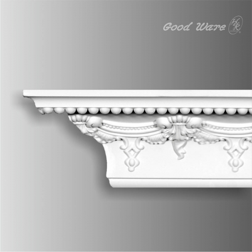 Victorian crown molding with bead design