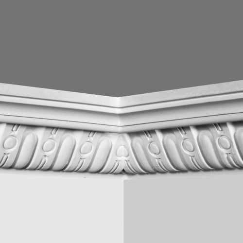 Polyurethane ornate crown molding