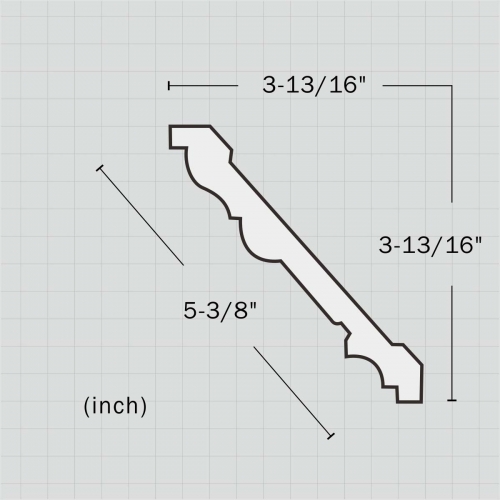 polyurethane decorative foam molding