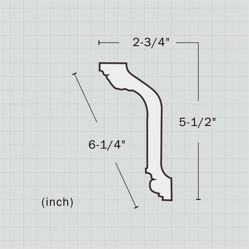 Polyurethane decorative rope crown molding for sale