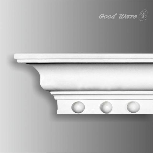 Polyurethane beaded crown molding