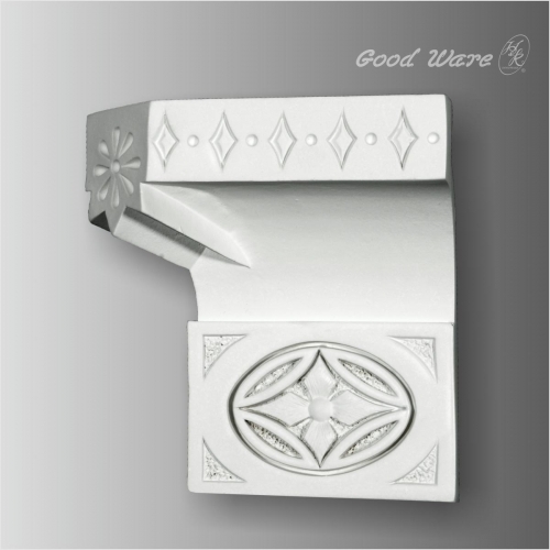 Polyurethane decorative outside corner moulding