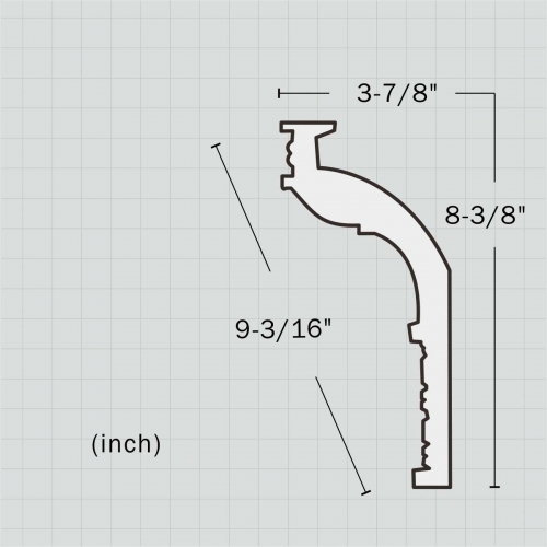 Decorative large crown moulding wholesale