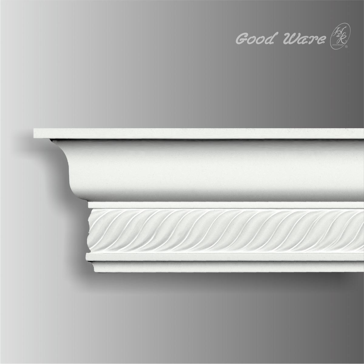 Polyurethane decorative rope molding
