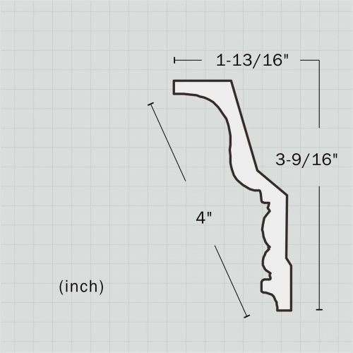 Polyurethane decorative rope molding