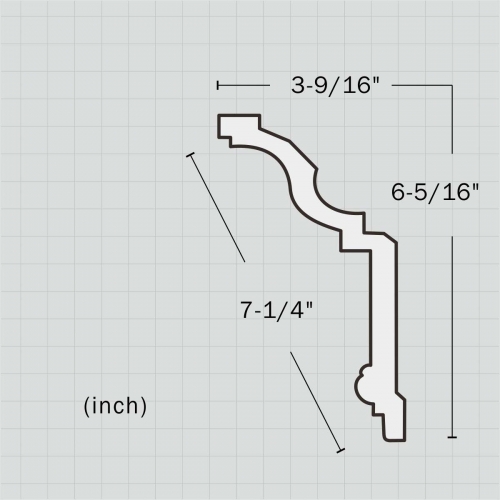 decorative cornice crown moulding