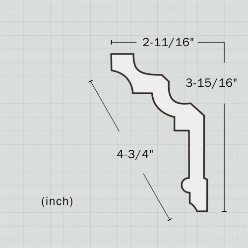 polyurethane decorative moulding trim