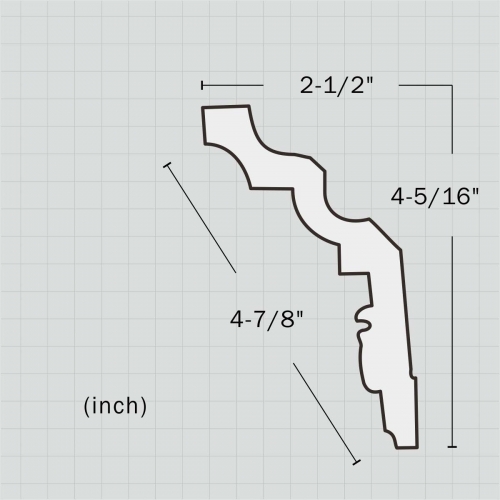 polyurethane crown molding for sale