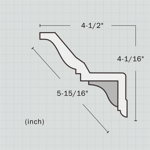Polyurethane architectural millwork molding