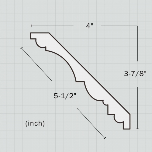egg and dart baroque molding