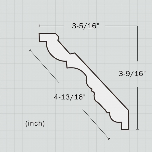 Polyurethane victorian crown molding suppliers