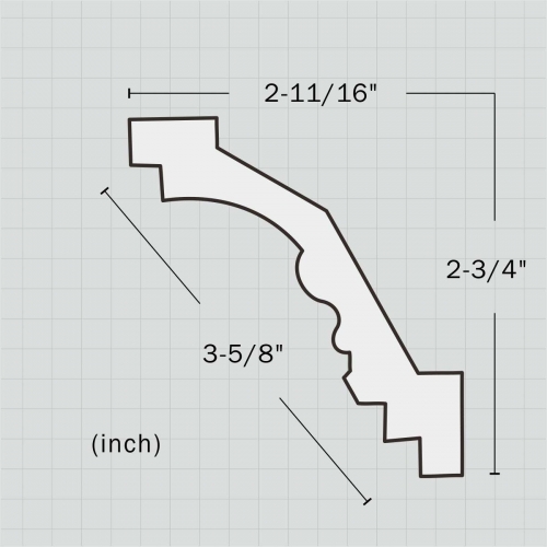 decorative beautiful crown molding