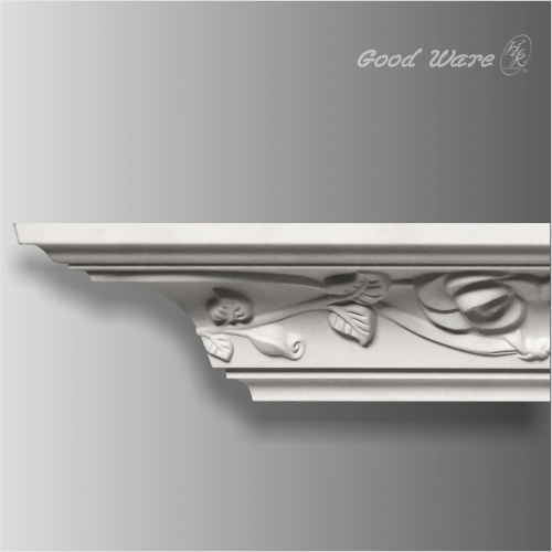 Decorative pu crown molding for cabinets