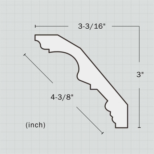 crown molding polyurethane