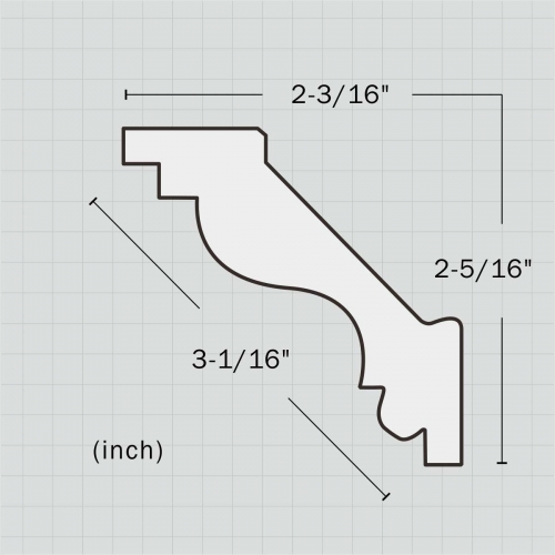 rope craftsman style crown molding