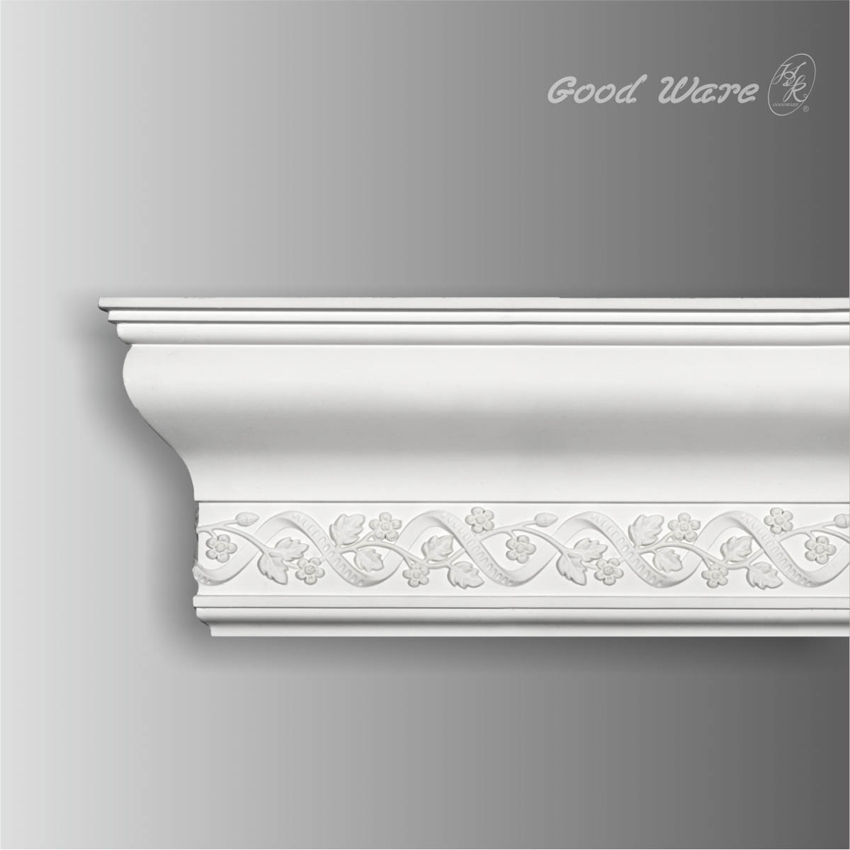 large floral polyurethane crown moldings