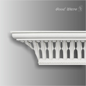 polyurethane ceiling light hollow crown molding