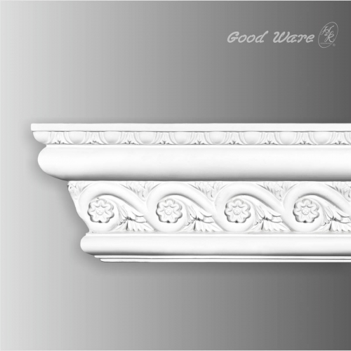 Polyurethane chair rail wall paneling trim