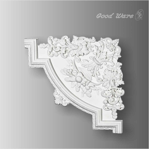 Ornamental decorative panel corner moulding