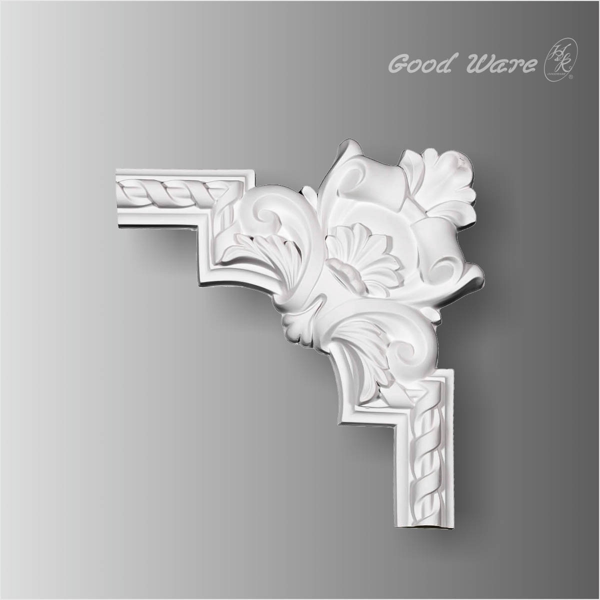 Decorative panel corner architectural trim