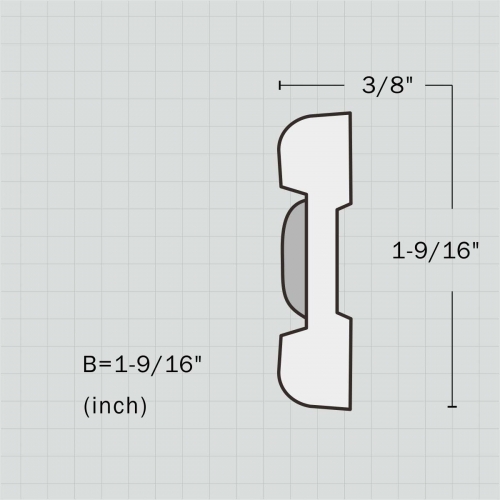 Polyurethane Decorative wall trim moulding