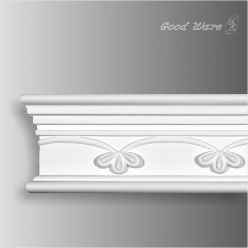 Polyurethane decorative mouldings for walls
