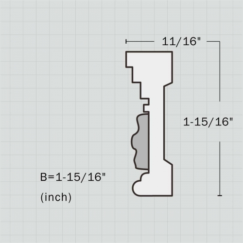 Polyurethane decorative mouldings for walls