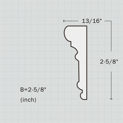 polyurethane decorative wall frame moulding