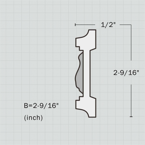Polyurethane decorative mouldings for fireplaces