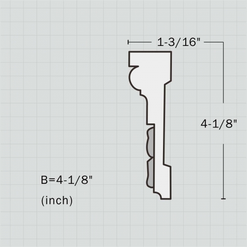 Polyurethane chair rail mouldings