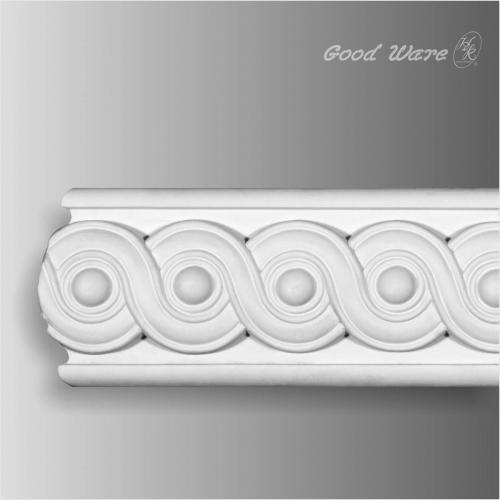 Polyurethane white decorative chair rail for sale