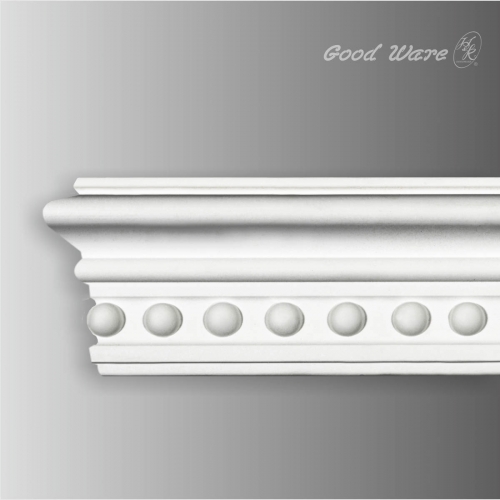 Polyurethane beadboard chair rail moulding
