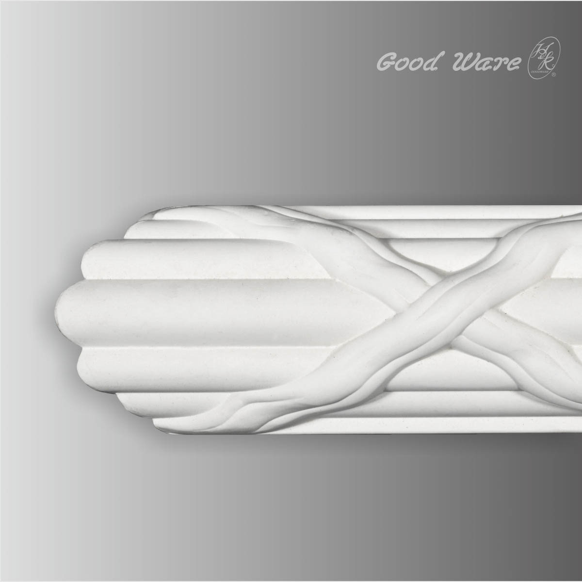 GP-1901 Polyurethane decorative chair rail for sale