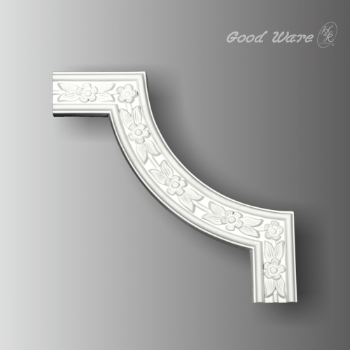 Polyurethane panel corner molding trim