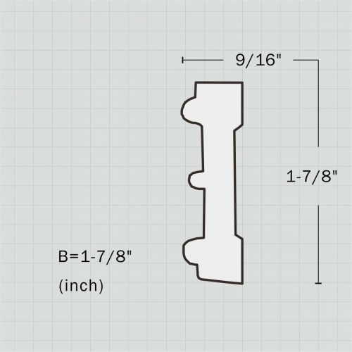 Chair rail wall molding trim for sale