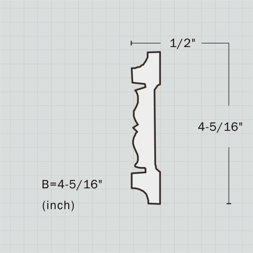 Polyurethane frieze interior house trim molding