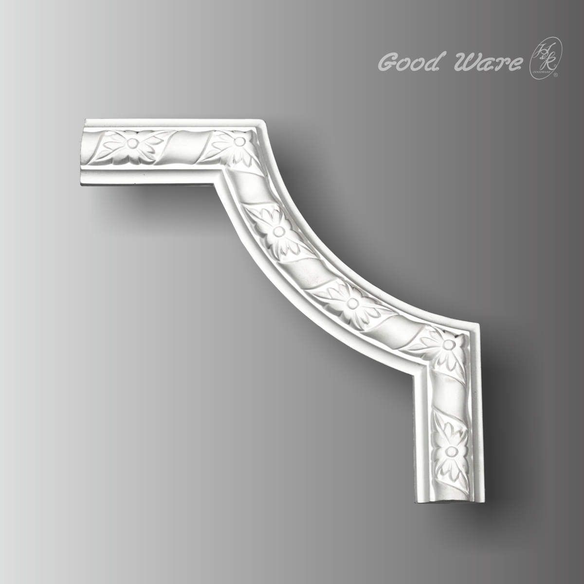 Decorative panel corner molding trim