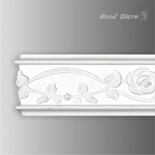 Polyurethane decorative wall trim