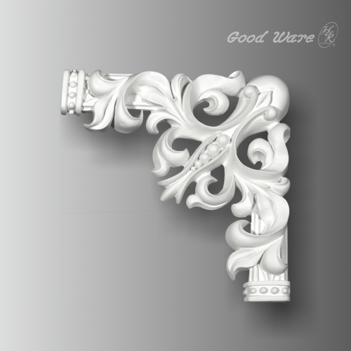 Polyurethane wall moulding panels corner