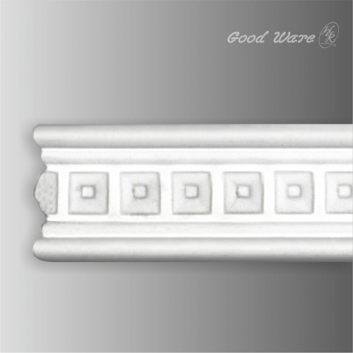 Decorative chair rail dentil moulding