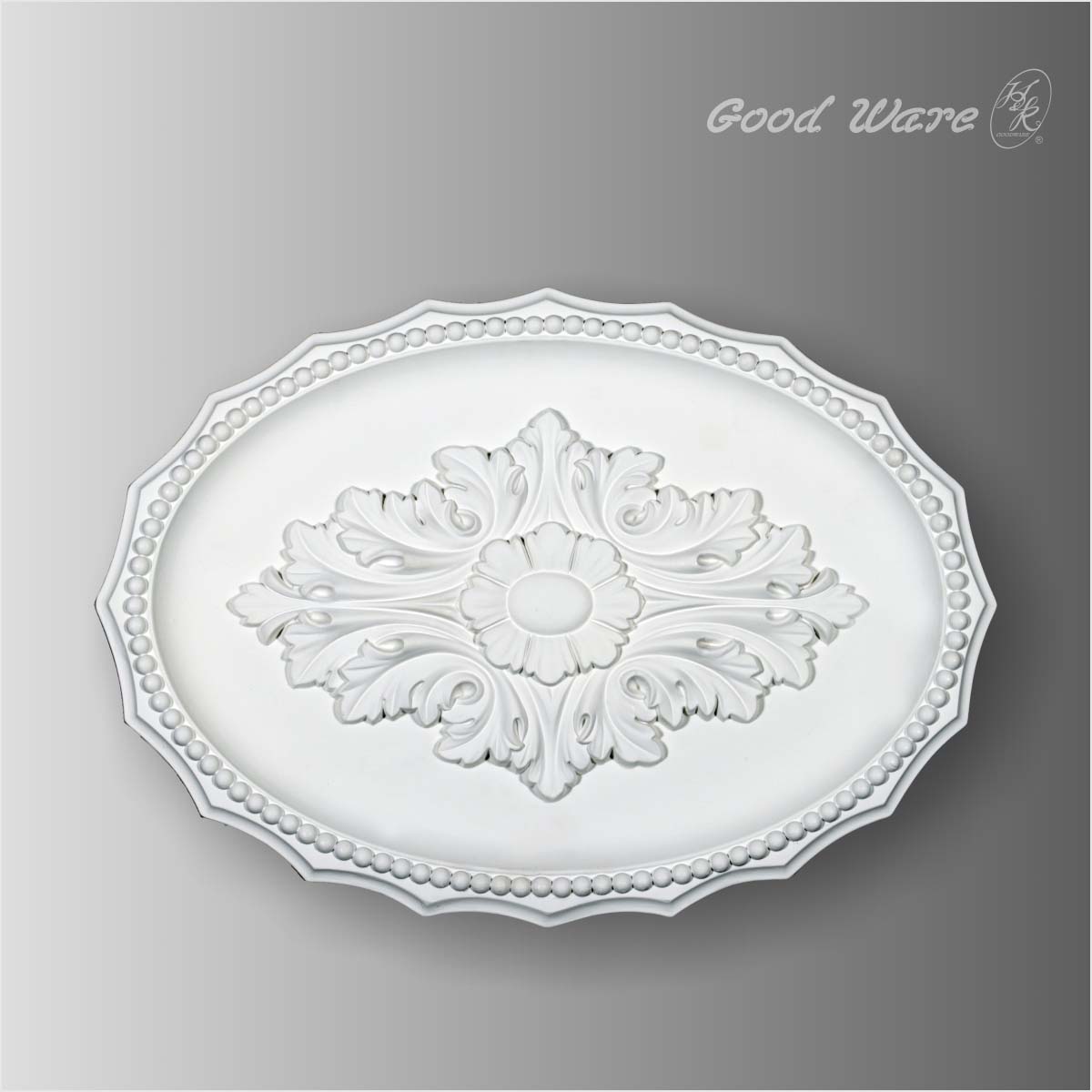 polyurethane oblong ceiling medallion